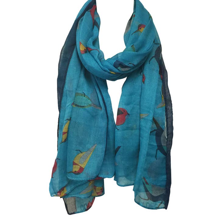 Wrapables.com - Wholesale Scarf - Women's - Wrapables Soft Viscose Bird Print Multi-Style Scarf32