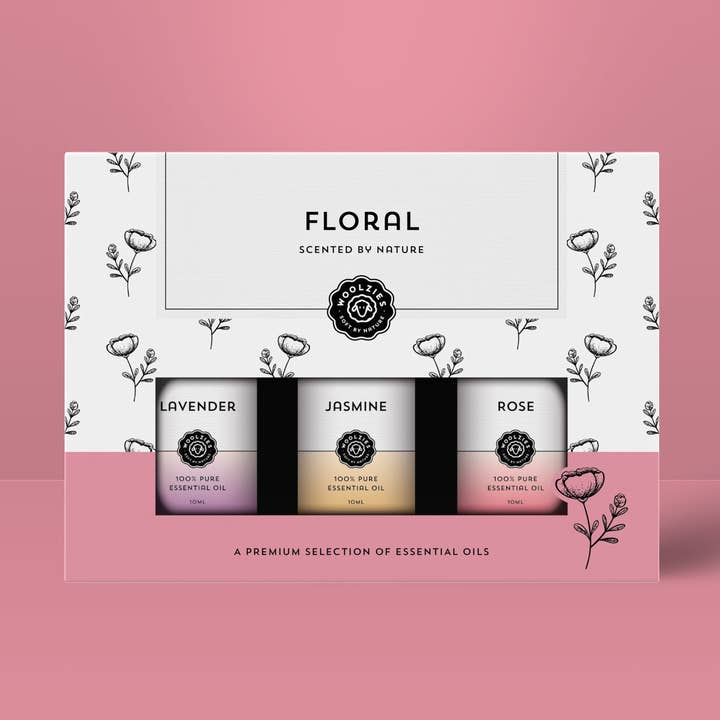 The Florals Collection d'huiles essentielles - Lot de 3 pour la vente par Woolzies