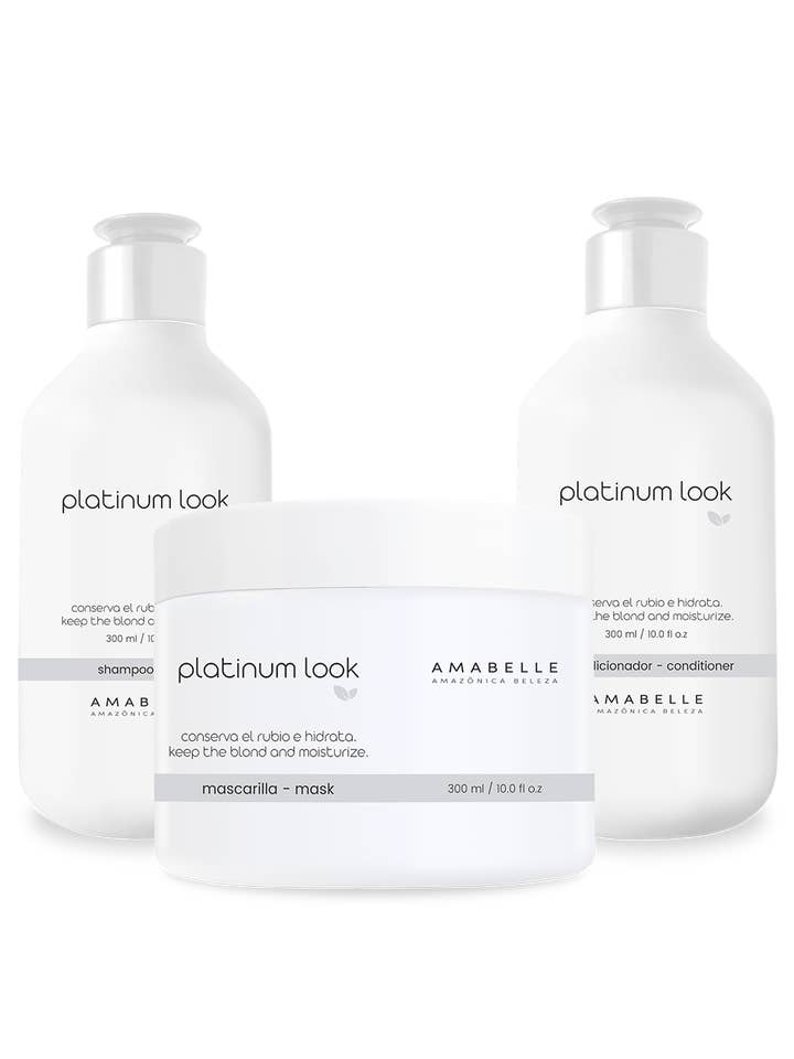 Platinum Look Kit, Repairs and Tones Blonde Hair for wholesale by Amazónica Beleza