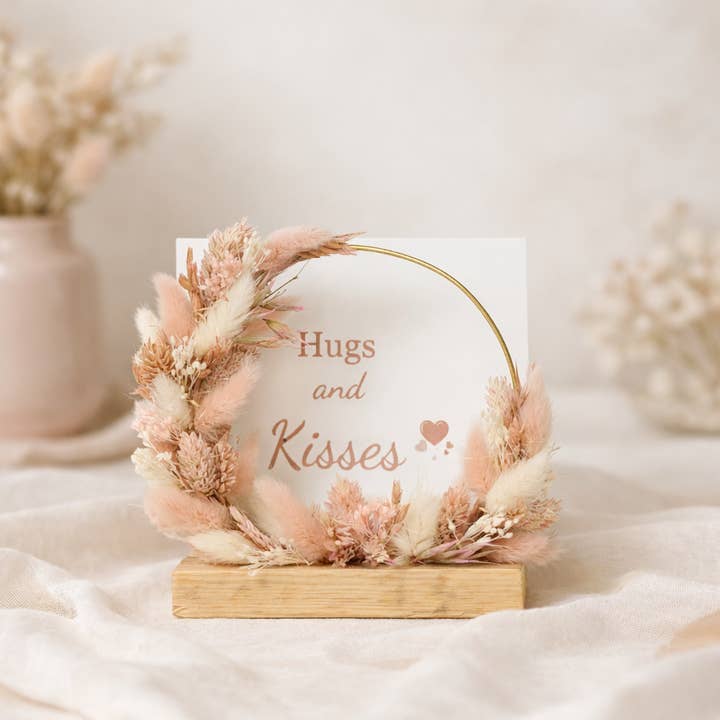 Flowerhoop Round - Blush for wholesale by Wildflowers by Floriette