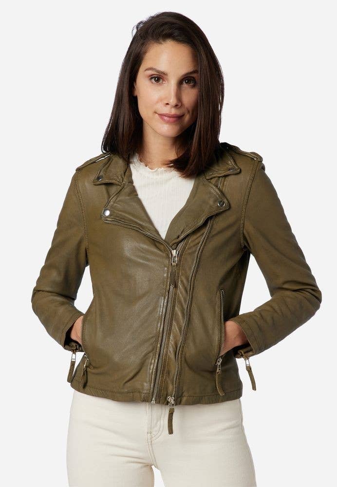 Ricano - Wholesale Motorjack - Dames - Foxy leren damesjack van premium lamsleer5