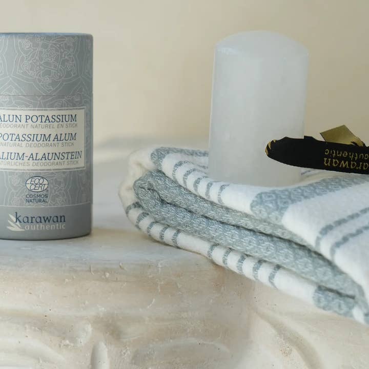 Karawan Authentic – wholesale Deodorant – Unisex – POTASSIUM ALUM STONE IN STICK - COSMOS NATURAL CERTIFIED1