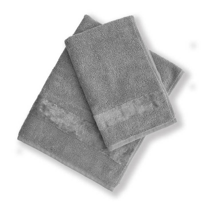 Handduk med Gäst i Bomull Fyber Carrara Fyber Enfärgad för wholesale av caleffi spa
