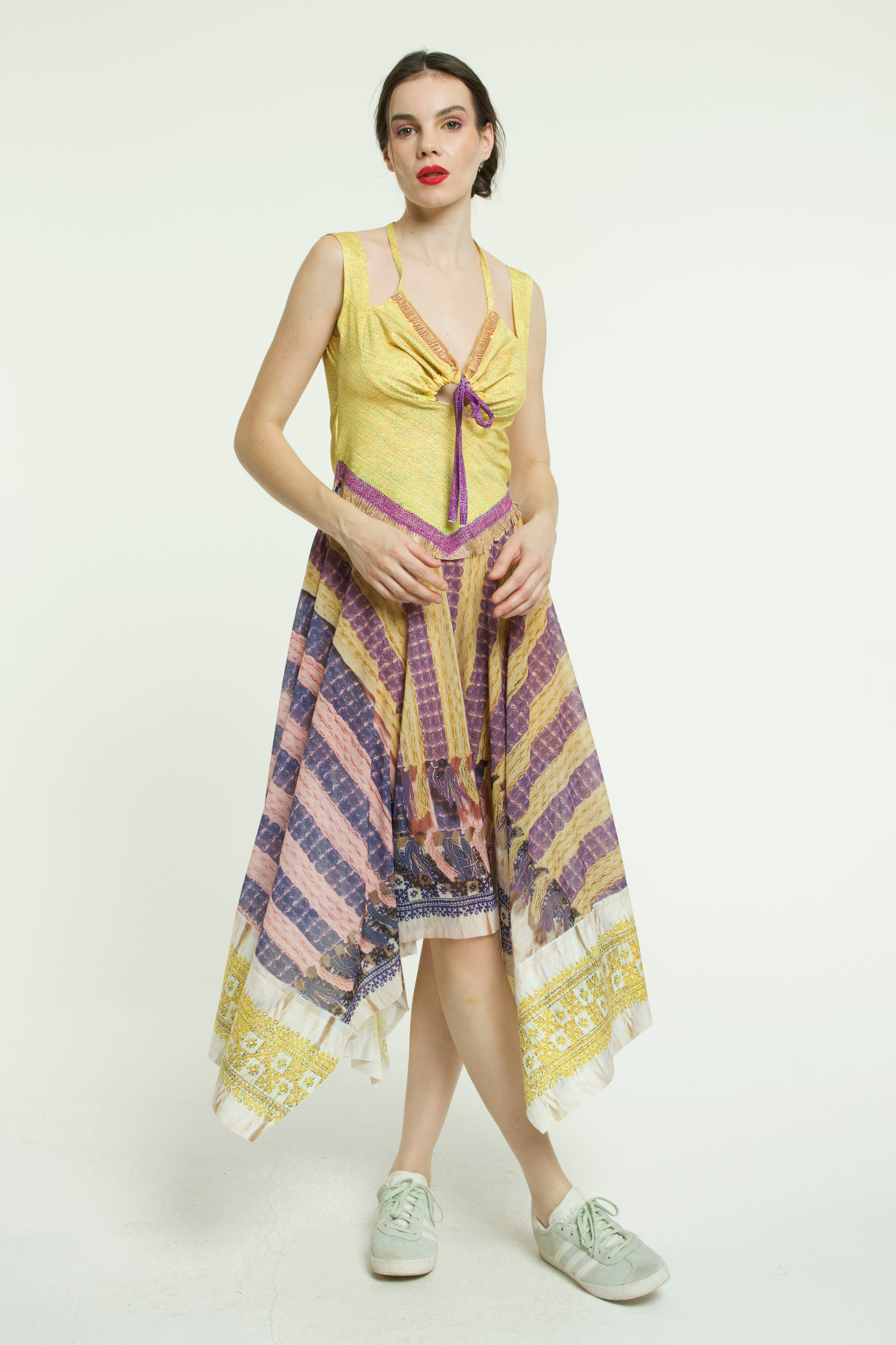 IPNG Design - Vendita all'ingrosso Camicetta - Donna - Blusa Tiki - Gialla - Estiva9