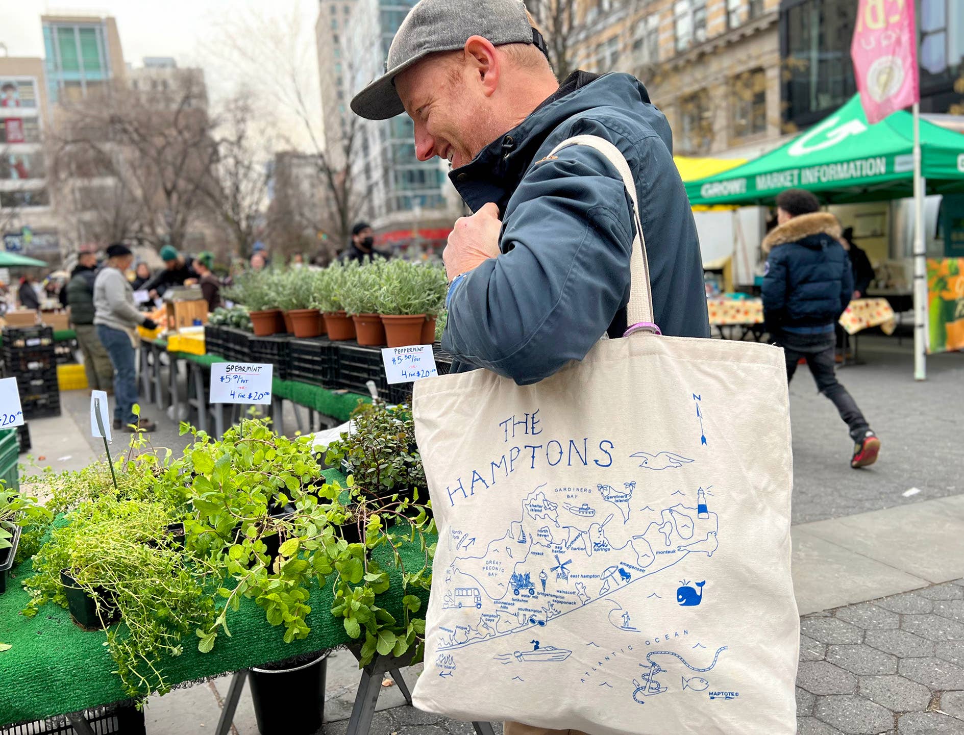 Maptote - Wholesale Tote Bag - Unisex - Hamptons Beach Tote1
