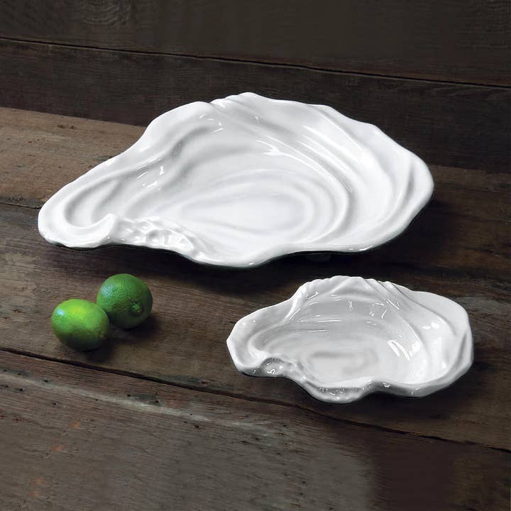 Auden & Avery - Wholesale Decorative Tray - Ocean Oyster Large Bowl White by Beatrice Ball