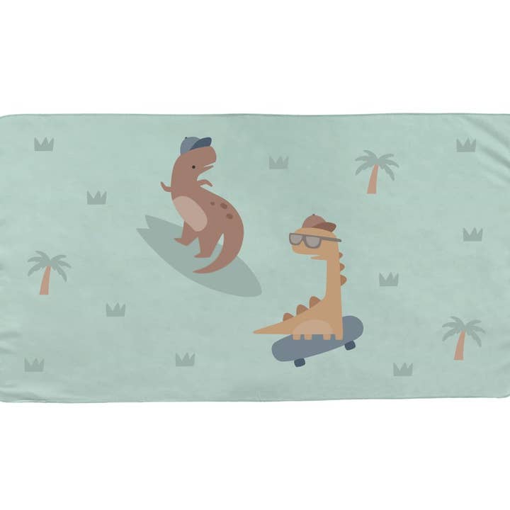 Cool Dinos Microfiber Beach Towel for wholesale by Tutete