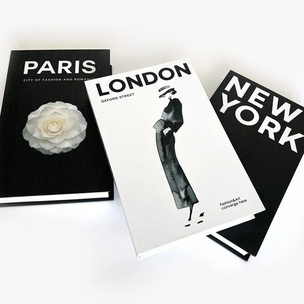 Moderny - Wholesale Display Book - Designer Decorative Books (Set of 3 Books)1