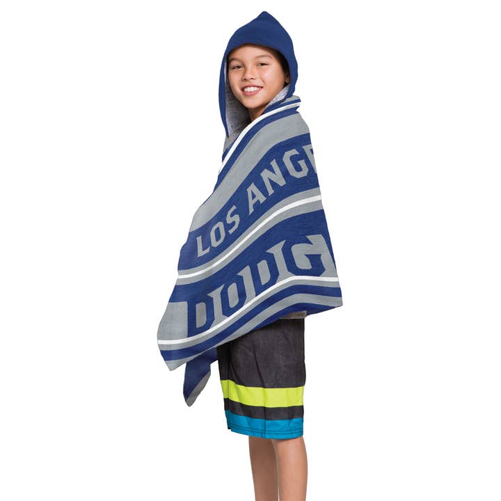 MLB Dodgers - Juvy Hooded Towel for wholesale by The Northwest Group