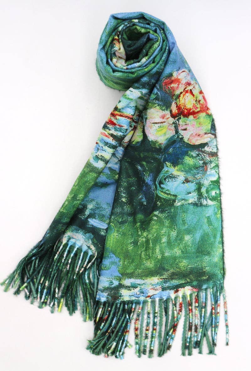 Blue Scarf #LM48 for wholesale on Faire1