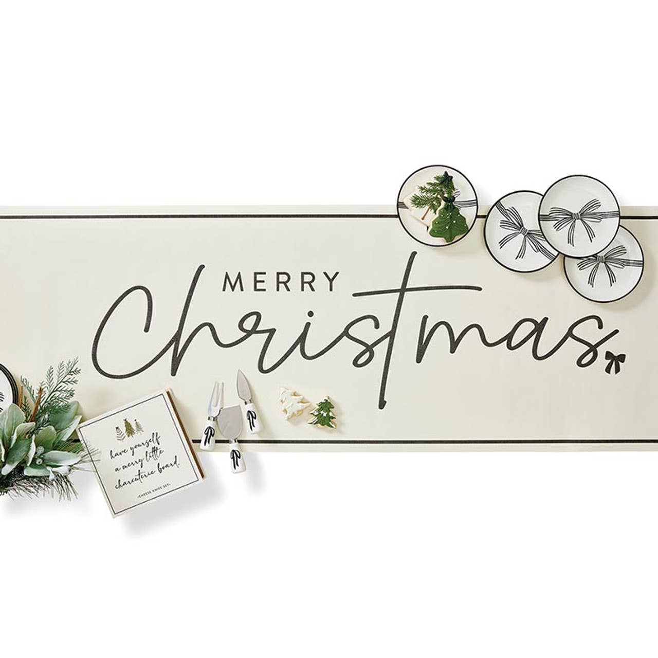 Santa Barbara Design Studio by Creative Brands - Wholesale Disposable Table Cover/Runner - Paper Table Runner - Merry Christmas2