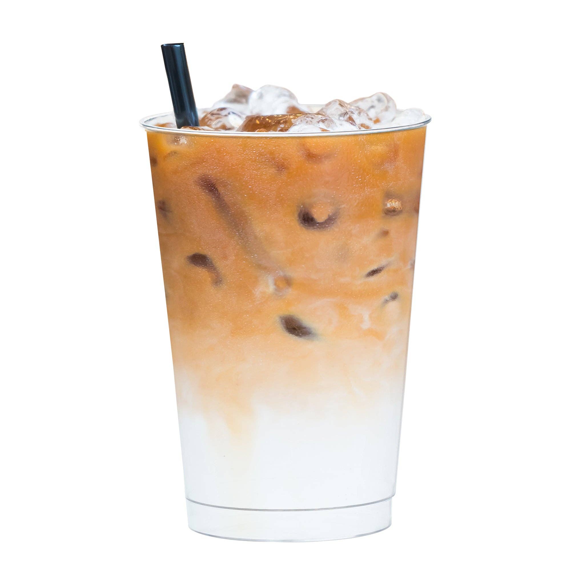 Smarty had a Party - Wholesale Disposable Cup - 12 oz. Clear White Disposable Plastic Party Cups - 20 pcs2