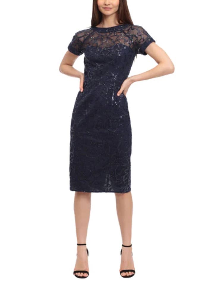 ASTRAL AURA Maggy London Sequined Dress - V-Cut Back for wholesale on Faire