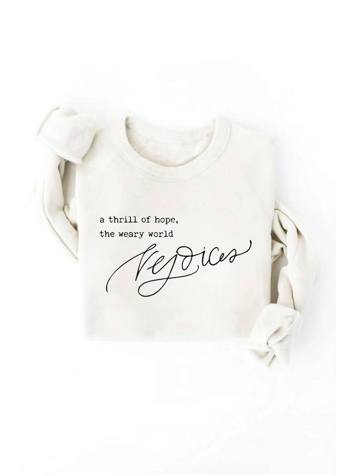 OAT COLLECTIVE - Wholesale Graphic Sweatshirt - Women's - A THRILL OF HOPE Graphic Sweatshirt15