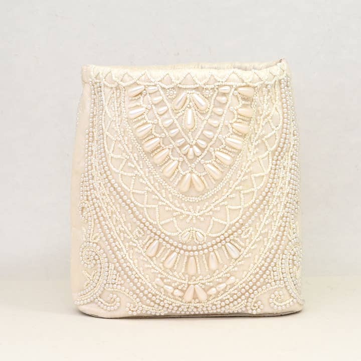 Bridal Bag Clementine - Pearl for wholesale by Noyre Berlin