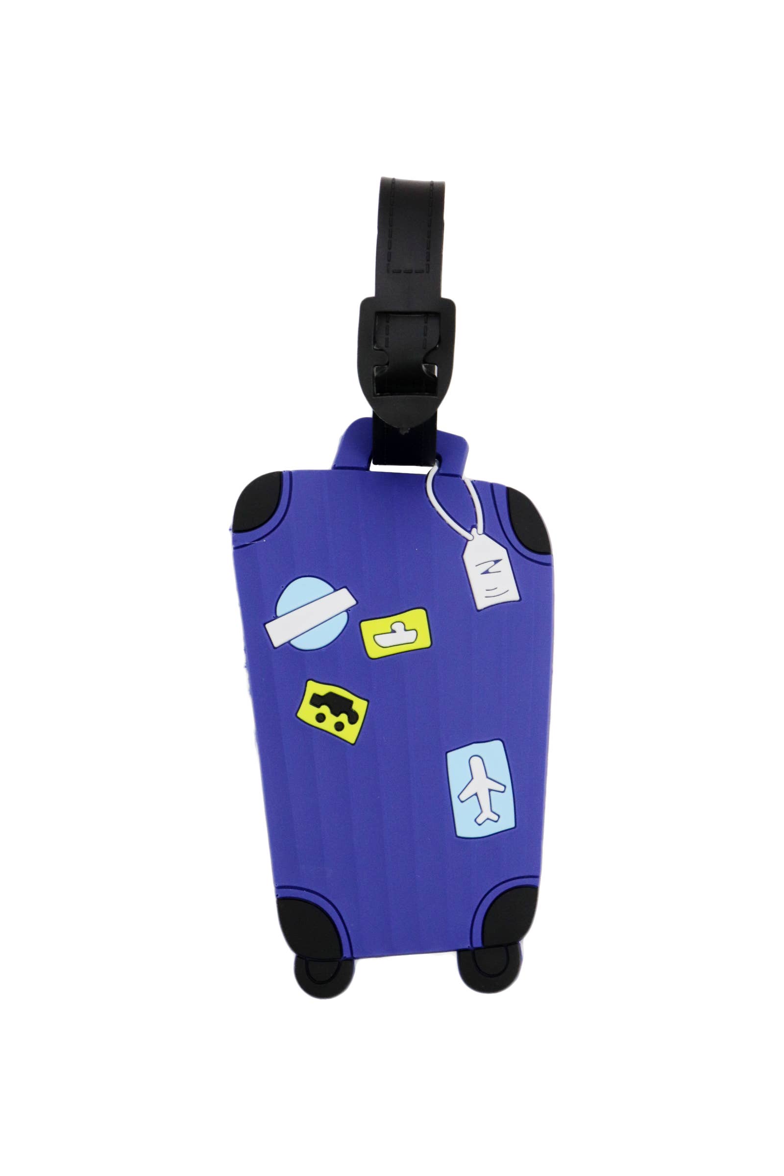 Cap Zone - Wholesale Luggage Tag - Travelers Whimsical Cartoon Silica Luggage Tag - 12 pcs2