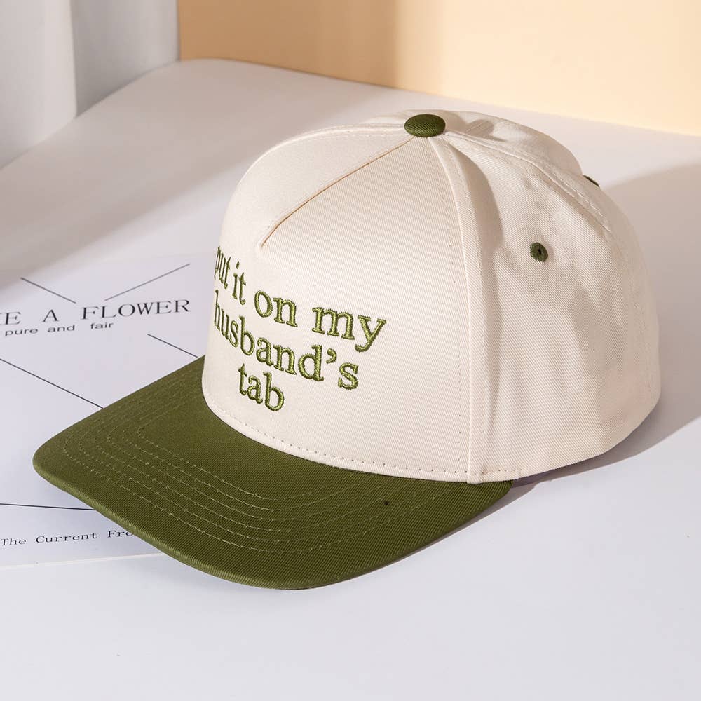 Sensibling Corp. - Vendita all'ingrosso Cappellino da baseball - Donna - Cappellino da baseball ricamato "METTILO SUL CONTO DI MIO MARITO"14