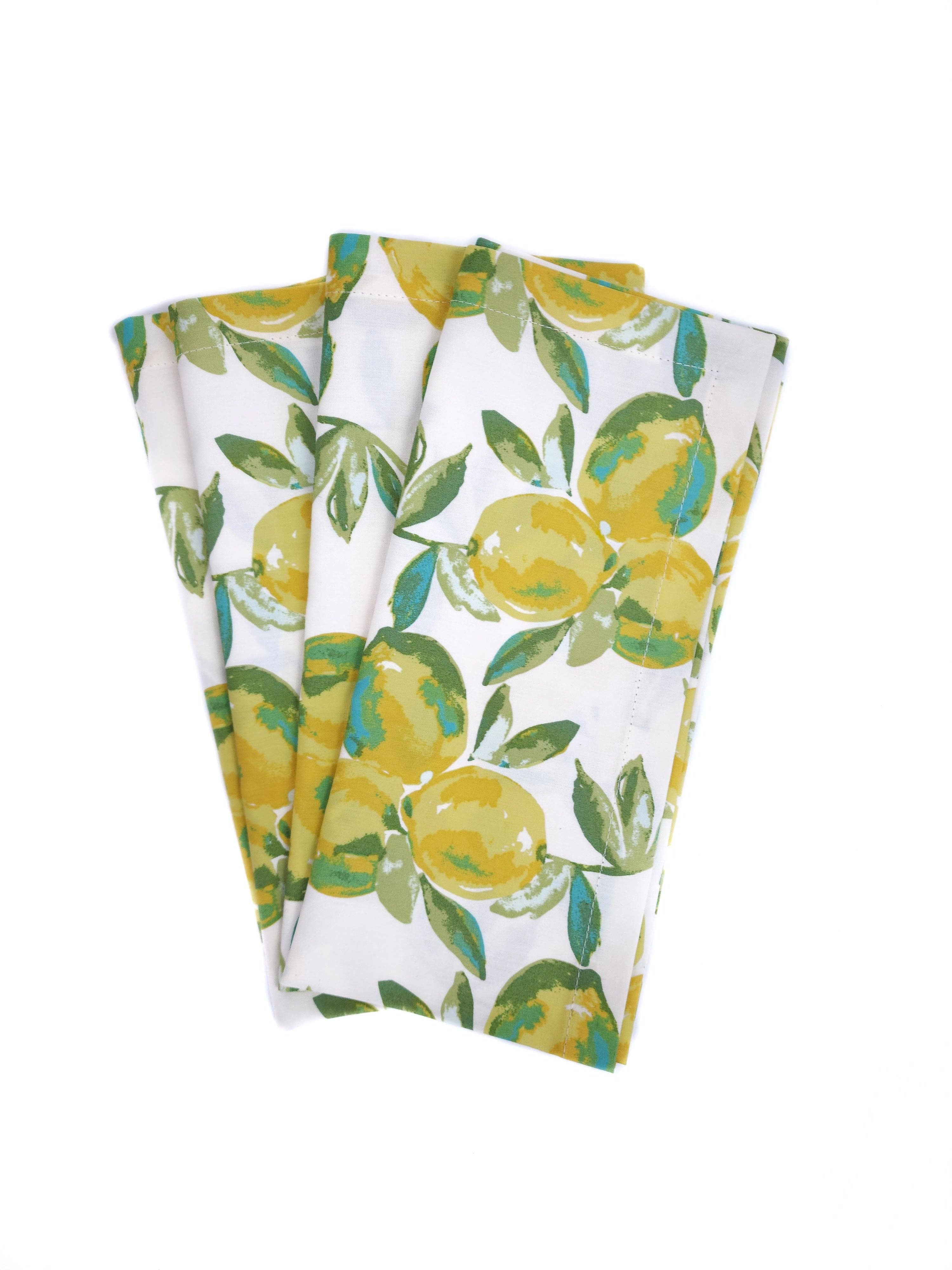 90 West Linen Co. - Wholesale Dinner & Cloth Napkin - Lemon Grove Cloth Napkins, Set of 412