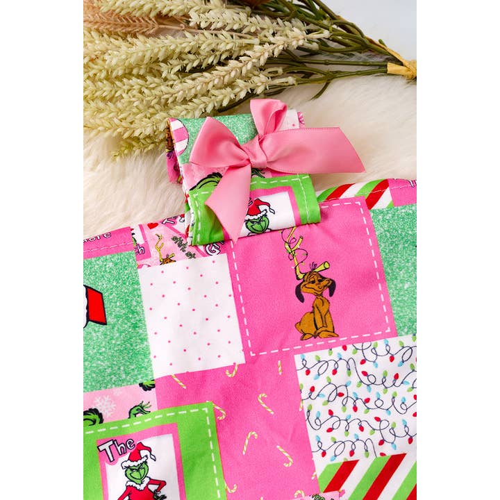 Kids Charm Online - Wholesale Car Seat Cover - Kids & Baby - PINK CHRISTMAS CHARACTER PRINTED CAR SEAT COVER 🎄ZYTG40002 1