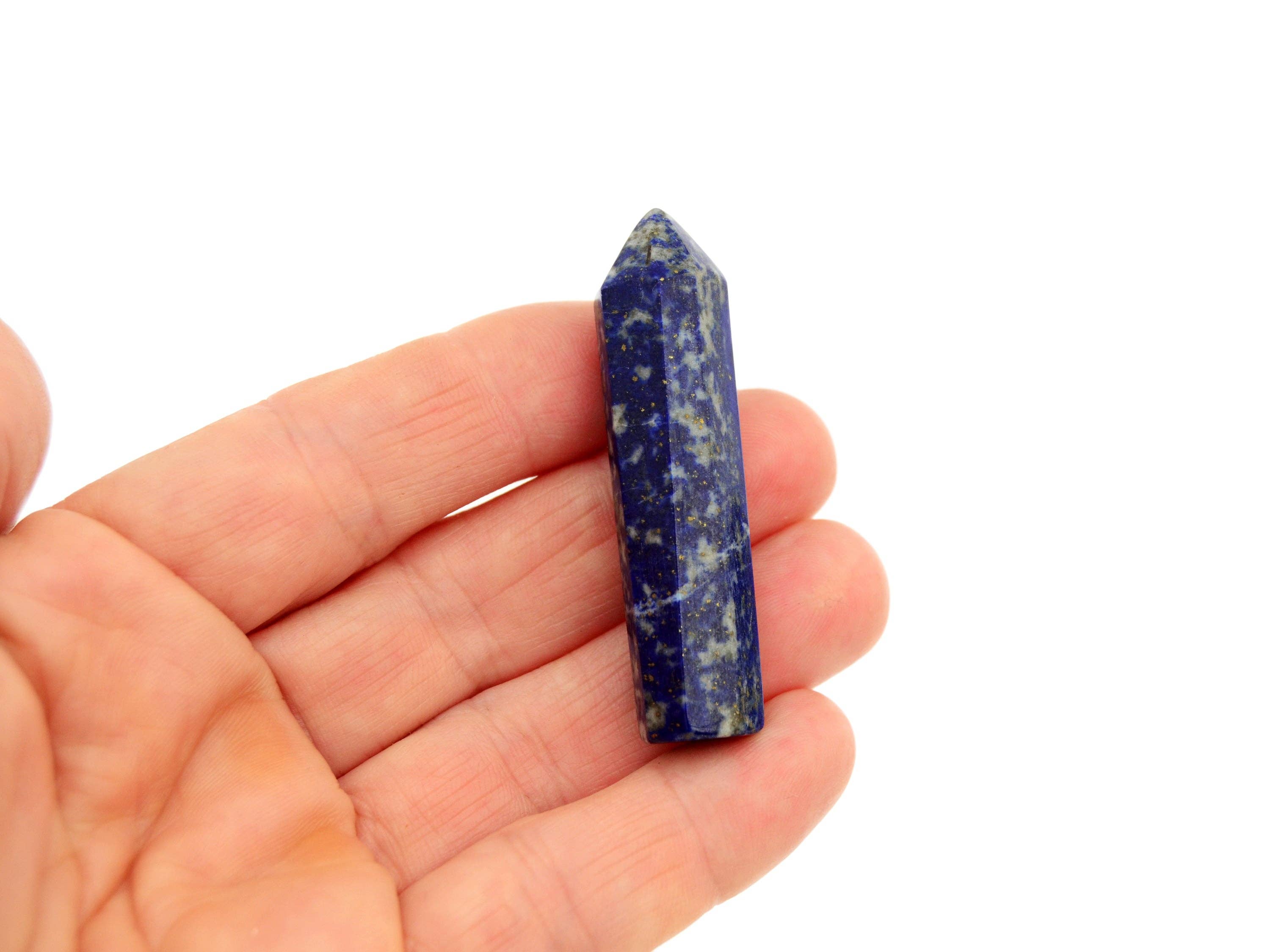 Kaia & Crystals - Wholesale Spiritual Stone/Crystal - Lapis Lazuli Point Crystal (50mm - 55mm)1