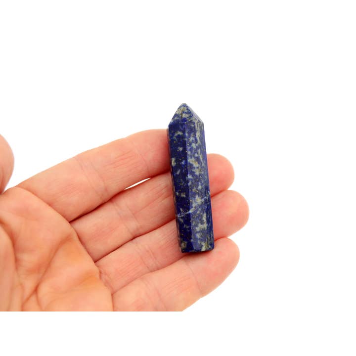 Kaia & Crystals - Wholesale Spiritual Stone/Crystal - Lapis Lazuli Point Crystal (50mm - 55mm)1