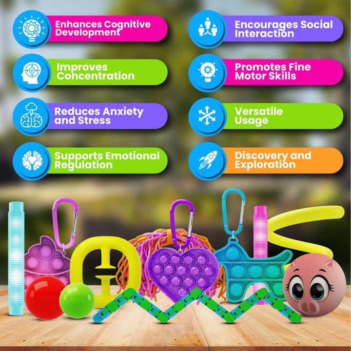 YOYO World - Wholesale Fidget Toy - Kids - YOYO WORLD Fidget Toy Mystery Box | 5 Stress Relievers Toys3