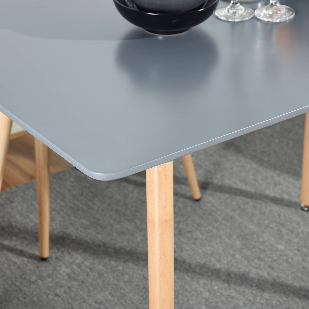 39F Inc. - Wholesale Side Table - #Give Away#47.2in Grey Dining Table for Order Over USD5003