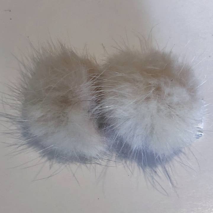 Sparkle Sisters by Couture Clips - Wholesale Hair Clip - Kids - Mink Pom Poms Hair Clips5