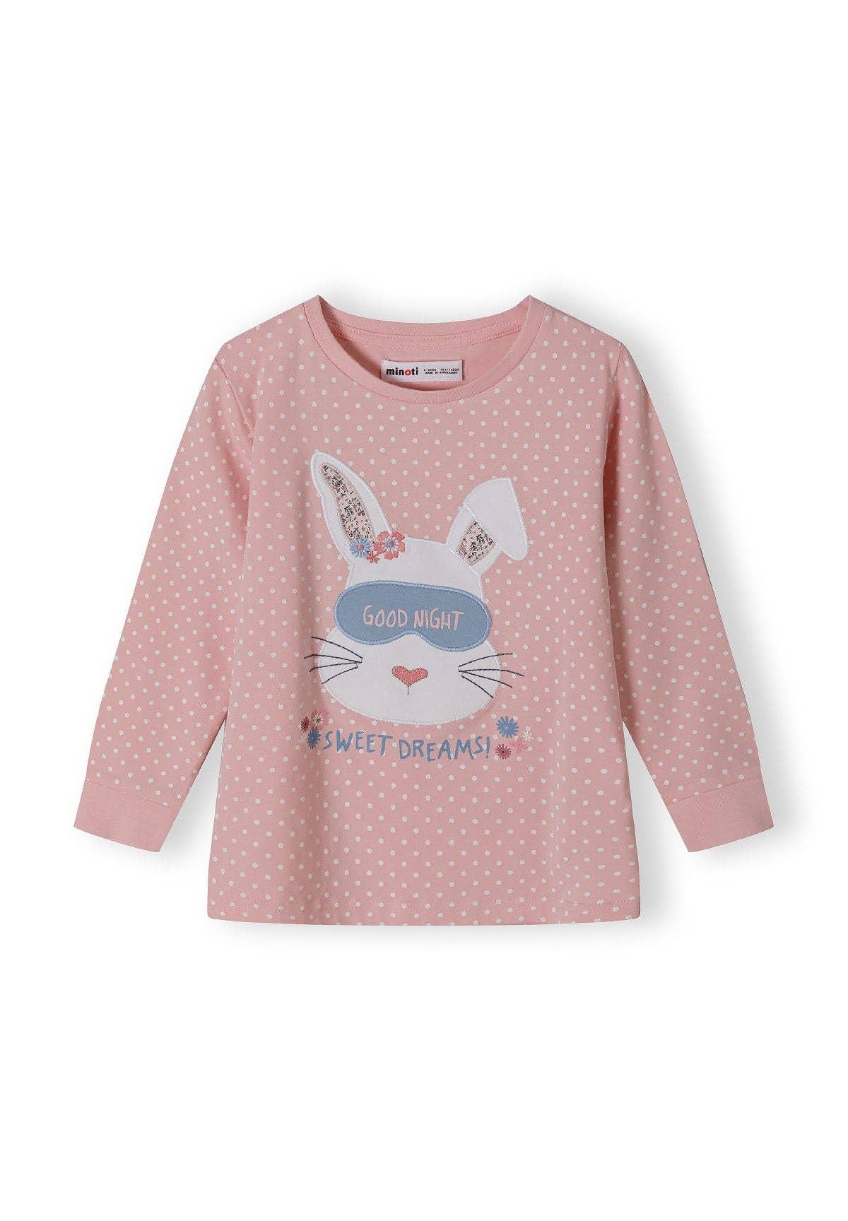 ljusblå Flickor 2-pack långärmade pyjamas med ribbade muddar ljusblå 9m-8y för wholesale på Faire7