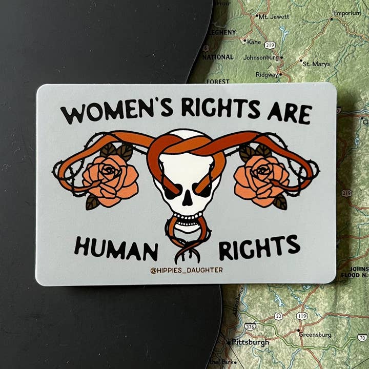 Hippie’s Daughter - Wholesale Sticker - Women’s rights // sticker0