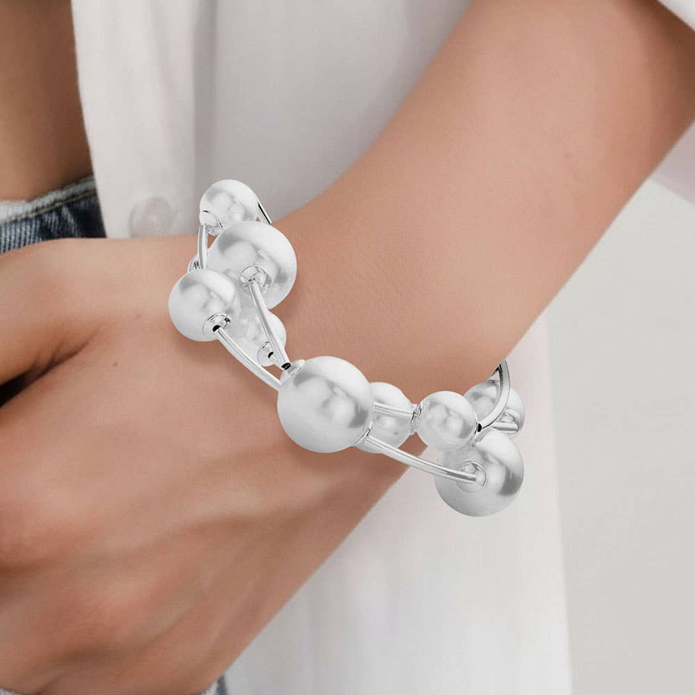 Sensibling Corp. - Wholesale Jewelry Set - 3PCS - Pearl Stretch Multi Layered Bracelets2