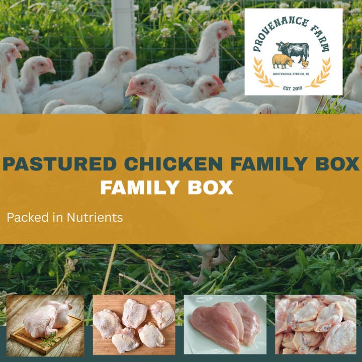 Regenerative Pasture-Raised Chicken Sampler | Whole Birds + Premium Cuts (13–14 lbs) for wholesale by Provenance Farm