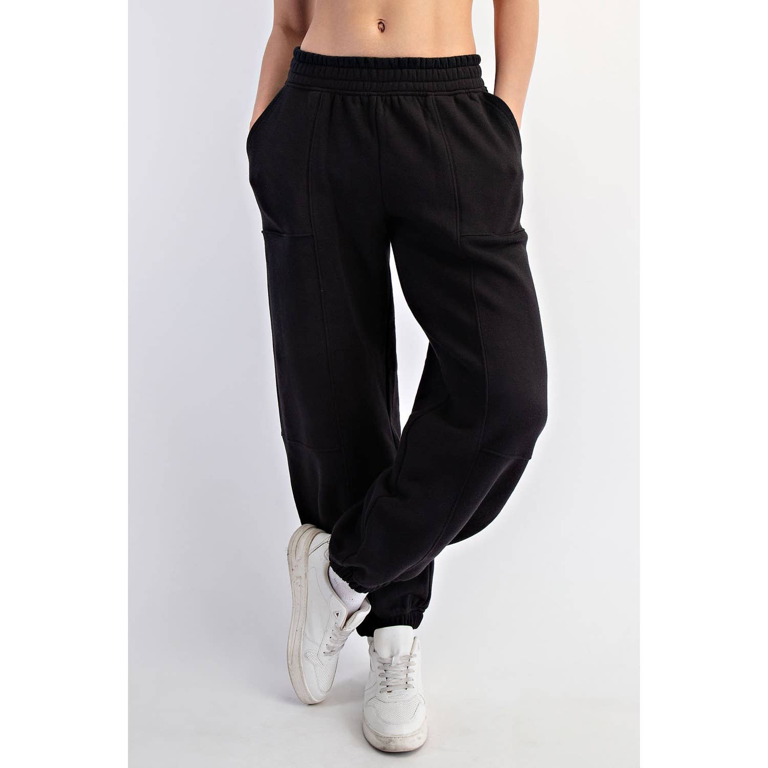 Rae Mode - Wholesale Athletic Pants - Women's - FLEECE COCOON JOGGER SWEATPANTS15