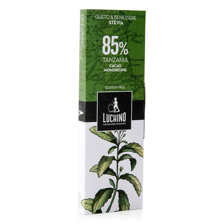 Tanzania Chocolate 85% - Stevia for wholesale by LUCHINO SRL