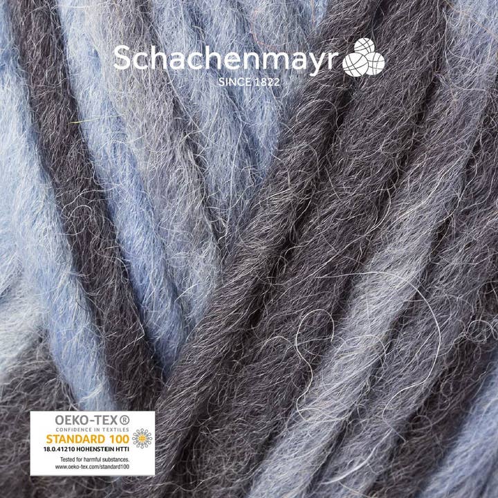 MEZ Crafts Germany - Vente Fils à tricoter - Laine feutrée Schachenmayr Wash+Filz-It ! Multicolore 10X50G33