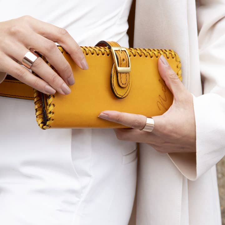 Nila Clutch with Buckle for wholesale by NILA BAGS