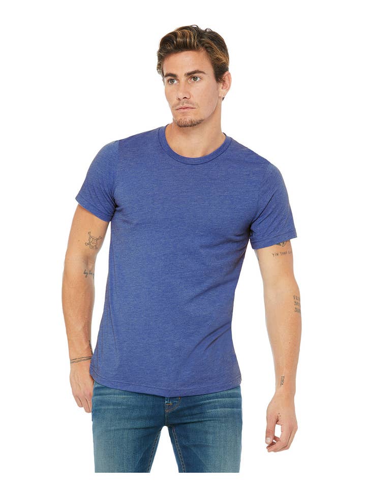 Total Apparel - Wholesale T-Shirt - Men's - Bella + Canvas Unisex Heather Blank CVC T-Shirt | 3001CVC31