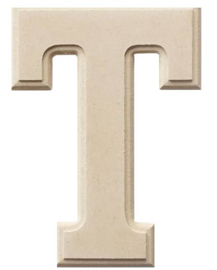Angels Craft – wholesale Craft supplies – Wood Letters MDF 6-inch with Routed Edge, 1-ct21