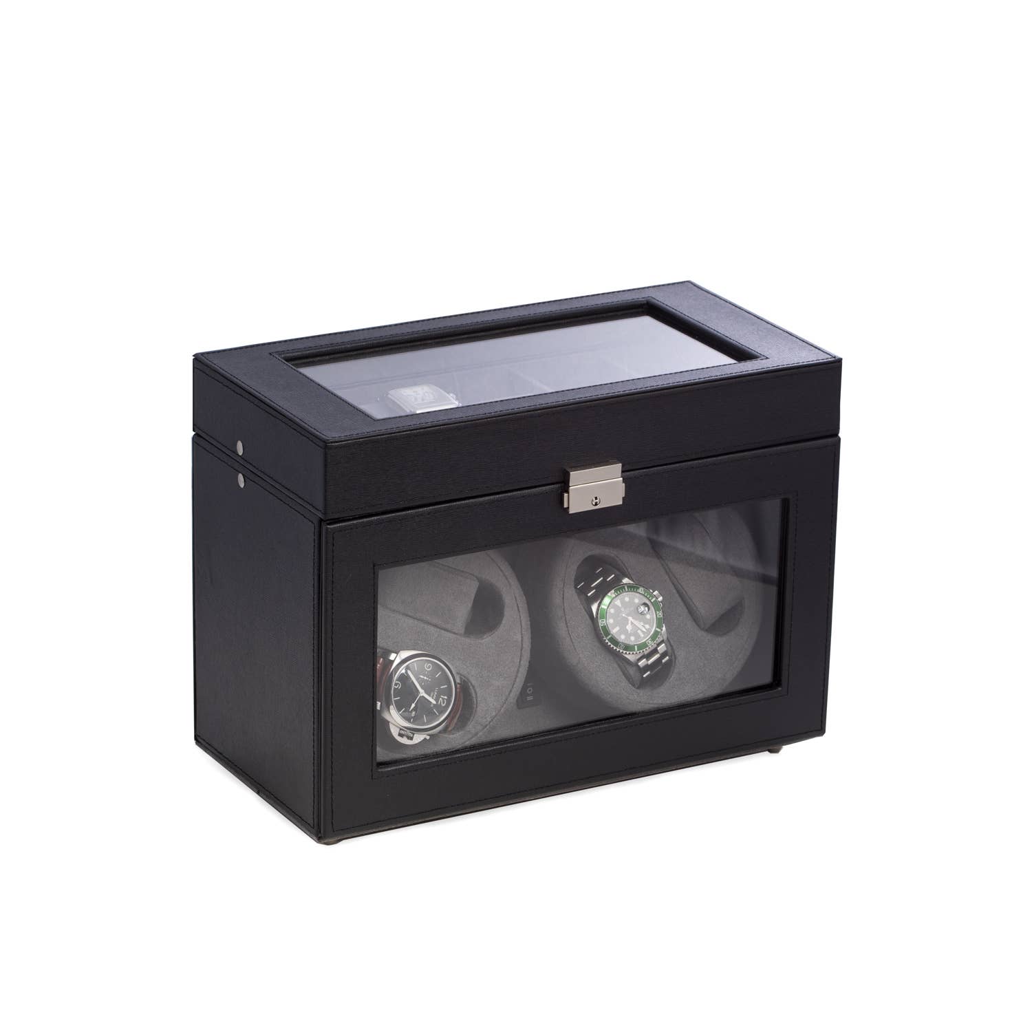 BeyBerk International - Wholesale Jewelry Box/Organizer - Watch Winder - Four Watch Winder3