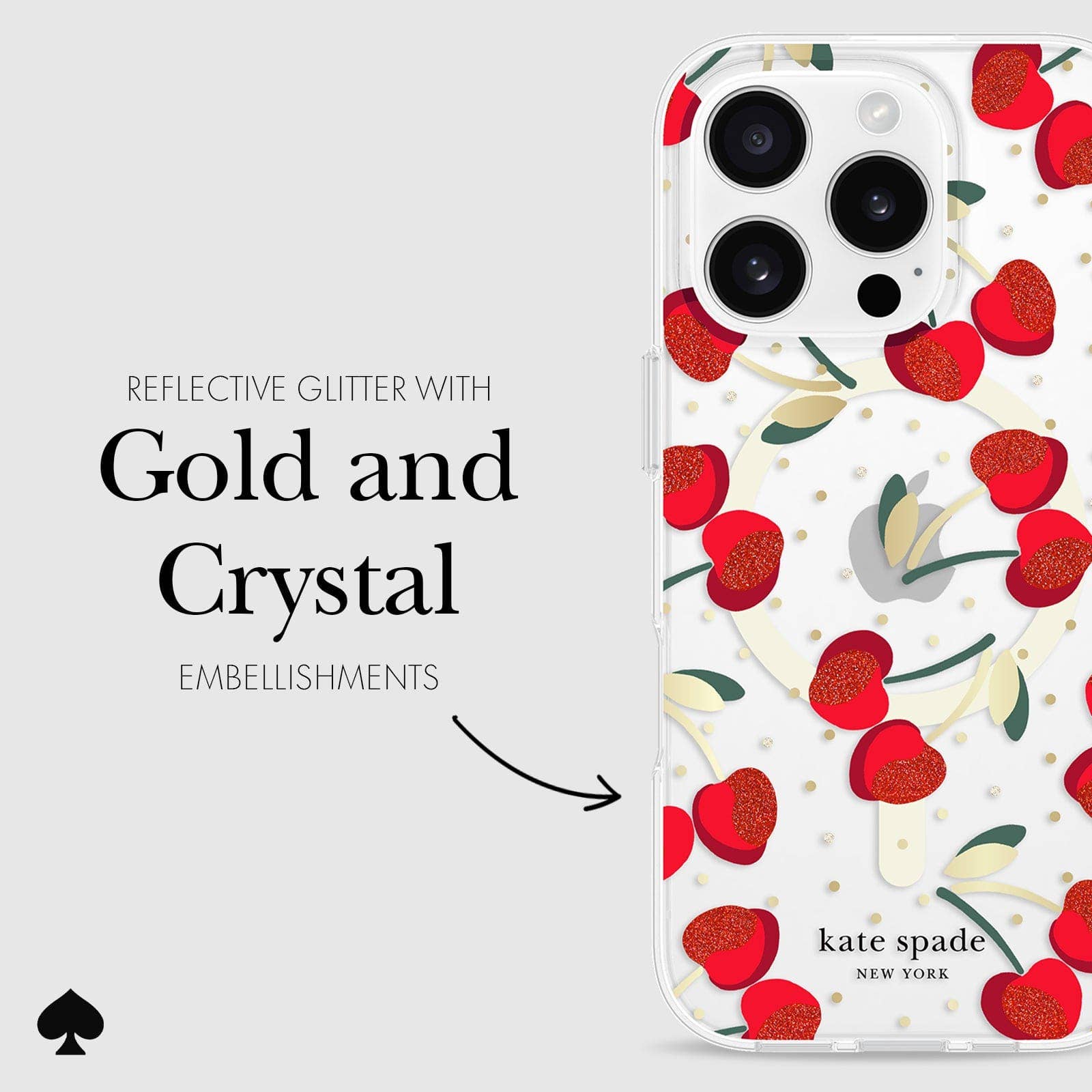 kate spade new york iPhone 16 Pro Cherry Dot MagSafe for wholesale on Faire3