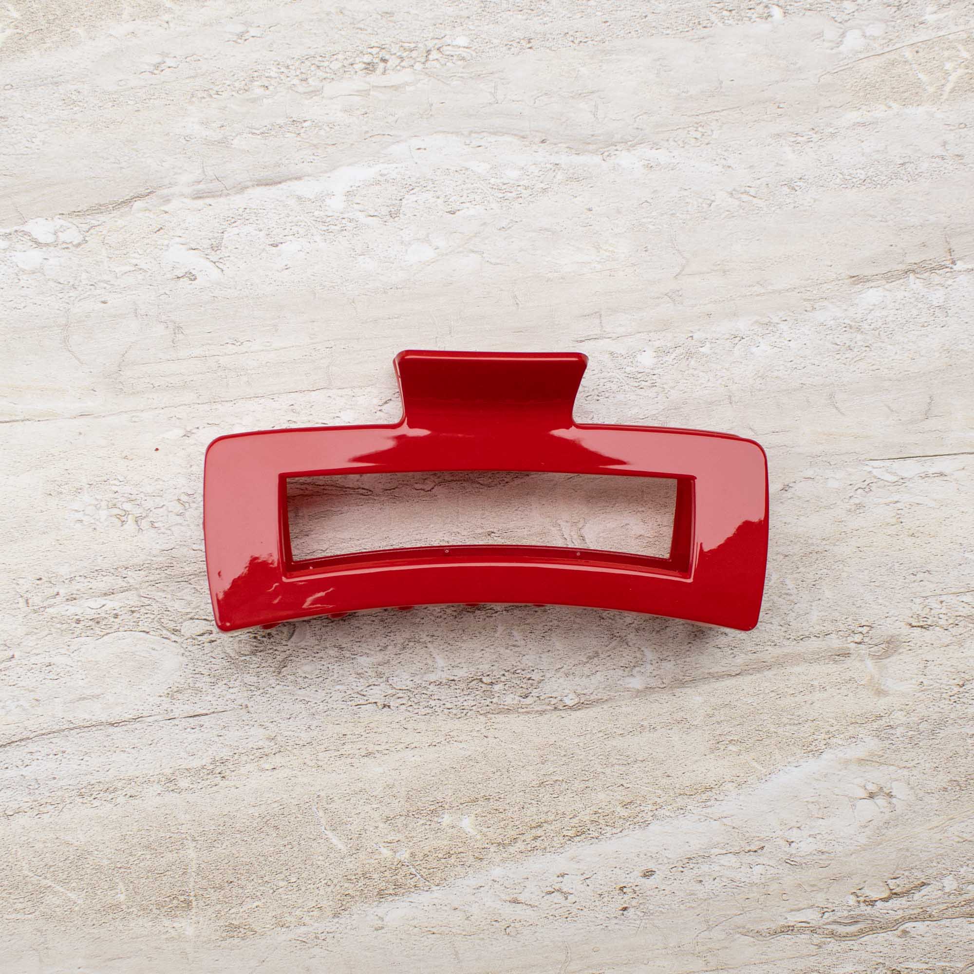 Tiepology - Wholesale Hair Clip - Women's - Jumbo Size 5 Inch Solid Long Square  Hair Clip26