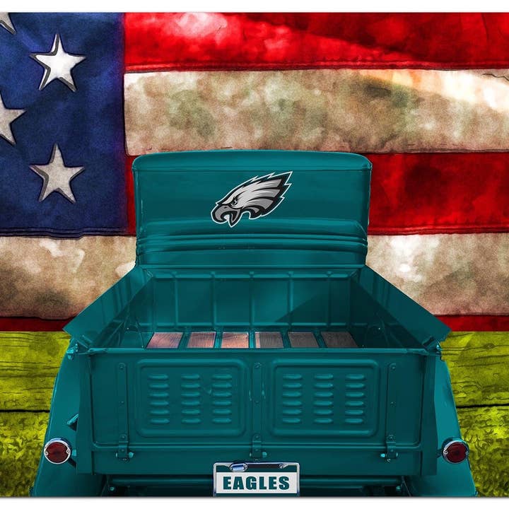 Philadelphia Eagles Patriottische Retro Vrachtwagen 11x19 voor wholesale door Fan Creations