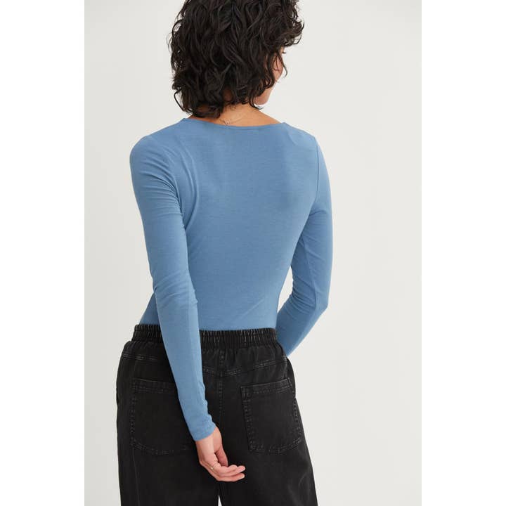 HYFVE - Wholesale Bodysuit - Women's - Long Sleeve Sweetheart Neck Bodysuit10