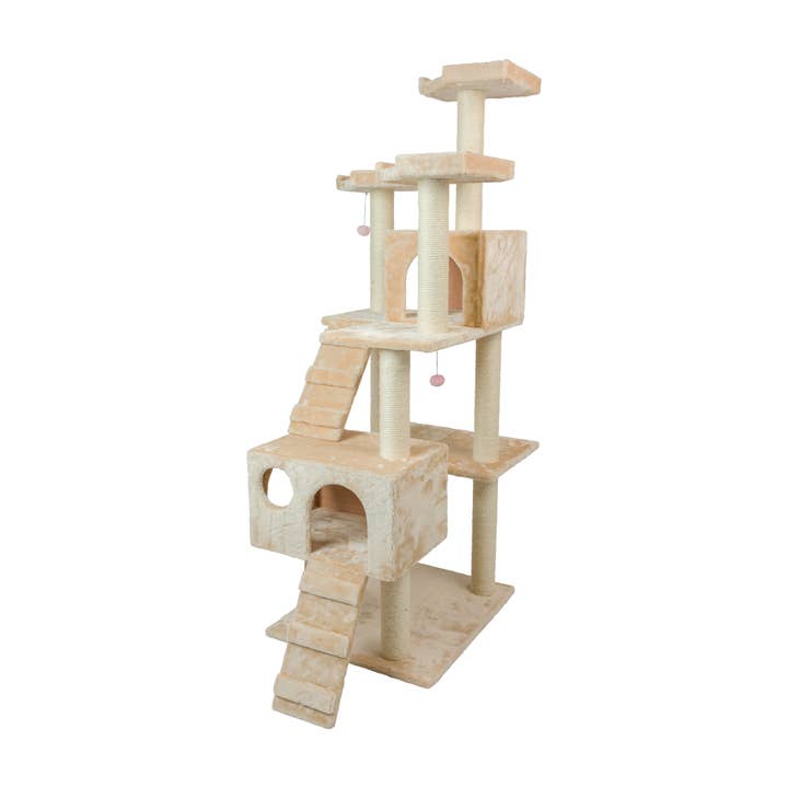 Armarkat - Wholesale Pet Scratcher - Cat - Real Wood 74" Multi-Level Cat Tree Large Cat Play Furniture10