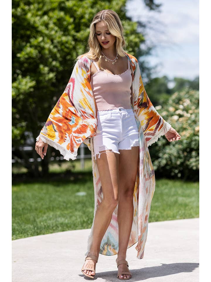 Malibu Sunset Kimono for wholesale on Faire
