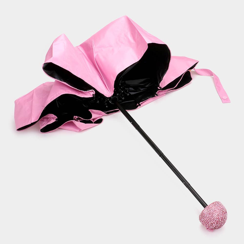 Sensibling Corp. - Wholesale Umbrella - Women's - Bling Handle Pointed Foldable Umbrella5