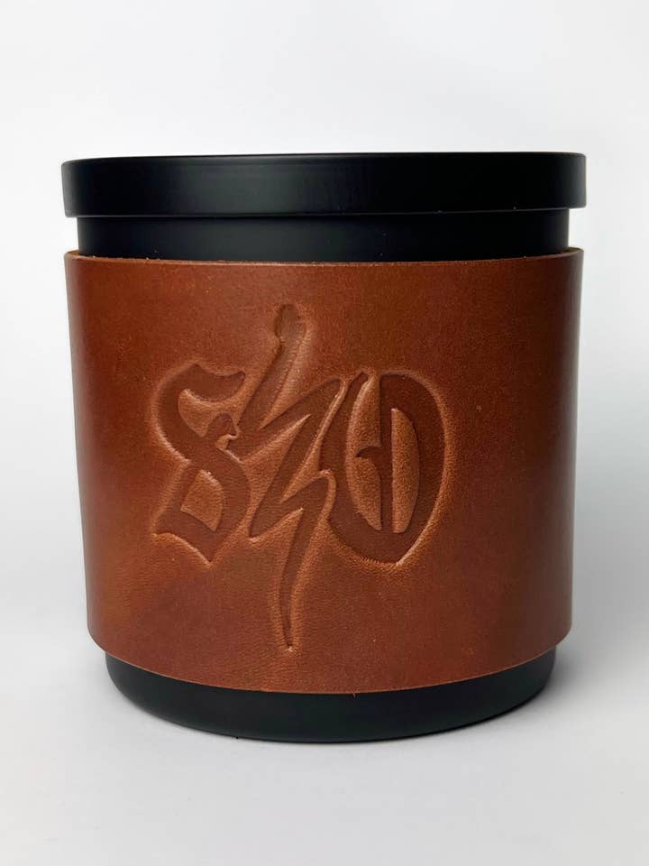 VELA ENVUELTA EN CUERO | MARRÓN CLARO para venta al por mayor de Saint Owen