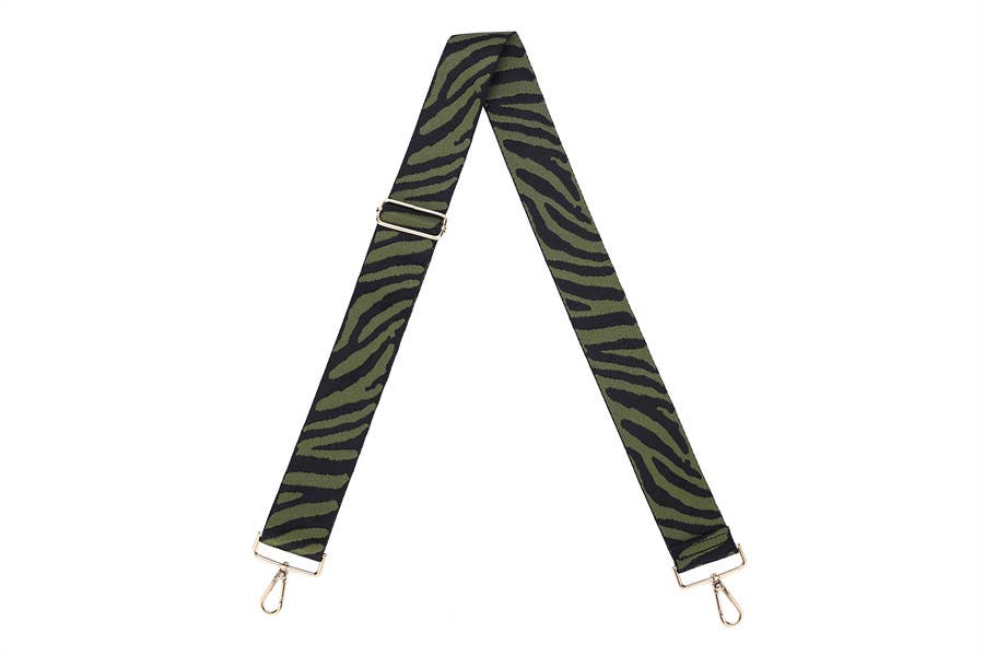 Nima Accessories Inc – wholesale Bag strap – women's – Guitar Style Wide Stylish Zebra Print Handbag Strap1