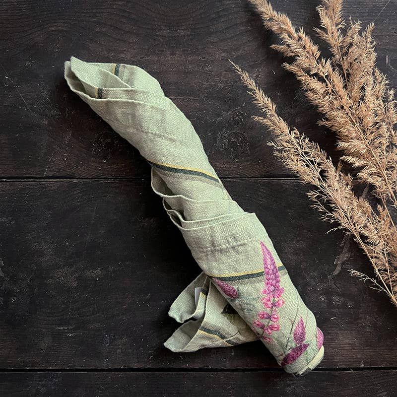 Koustrupco - Vente Serviettes de table en tissu - Blossom Garden - serviette en lin - Fabriqué en Europe4