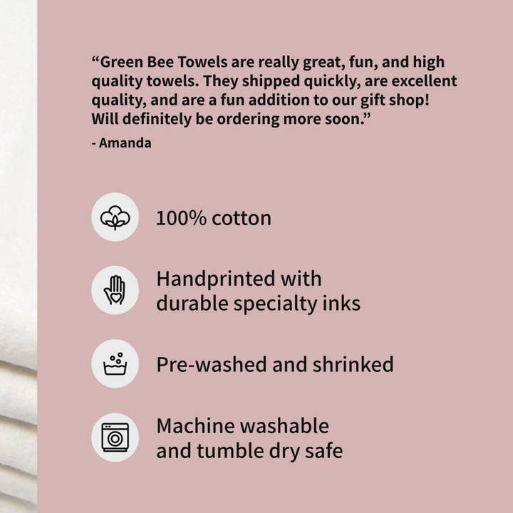 Green Bee Tea Towels - Wholesale Tea Towel - Trash Takes Itself Out Towel | Tea Towels | Swifties Towels1